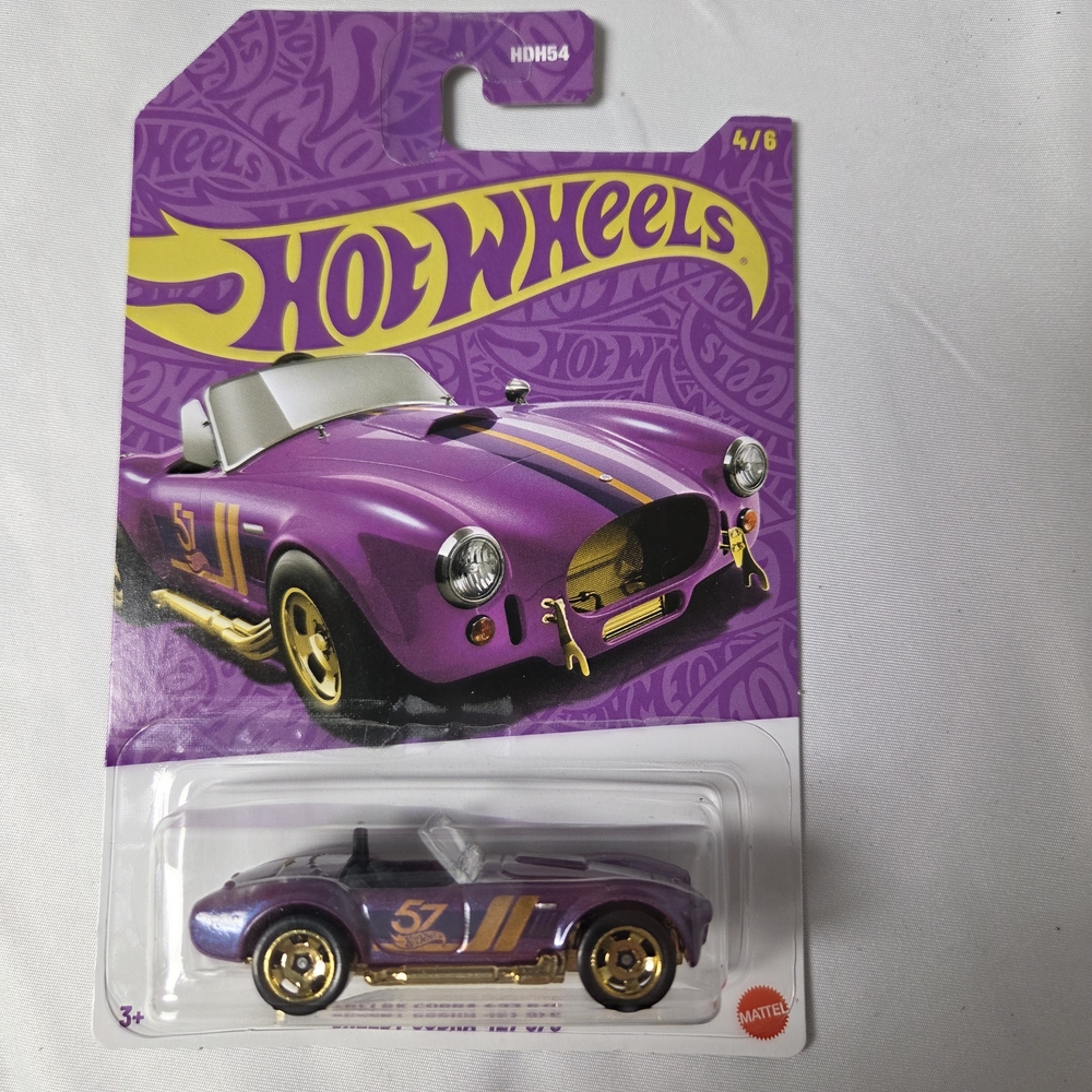 Hot Wheels Pearl & Chrome Shelby Cobra 427 SC Vehicle 2025 1:64‎ Scale Ages 3+
